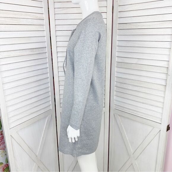J. Crew Mercantile Sweatshirt Tunic Dress Gray XS - Picture 3 of 15